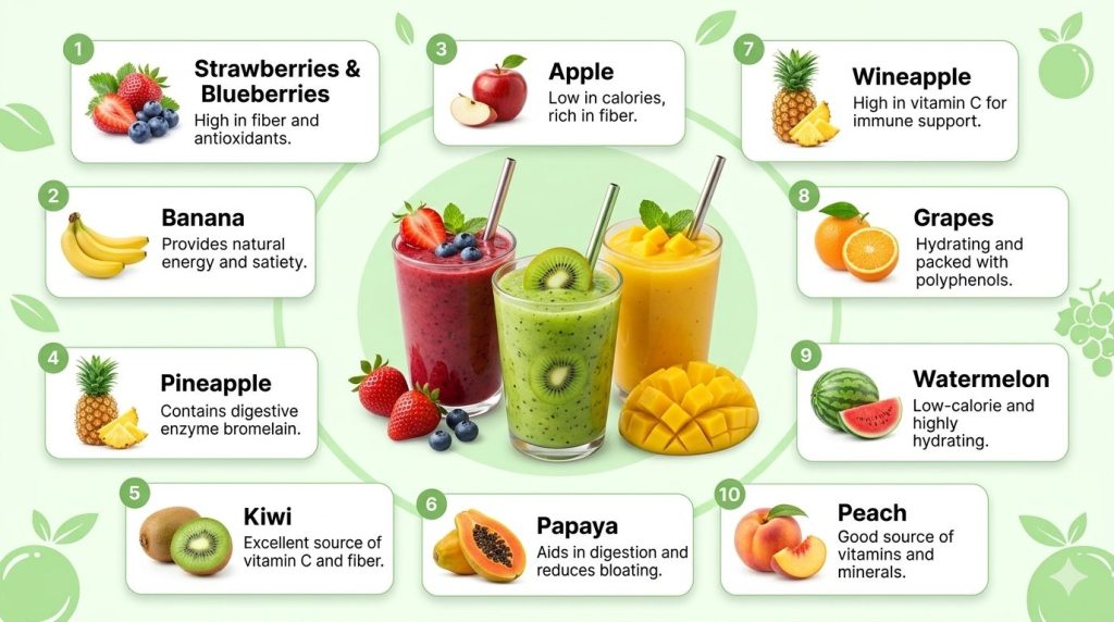 best fruits for smoothies