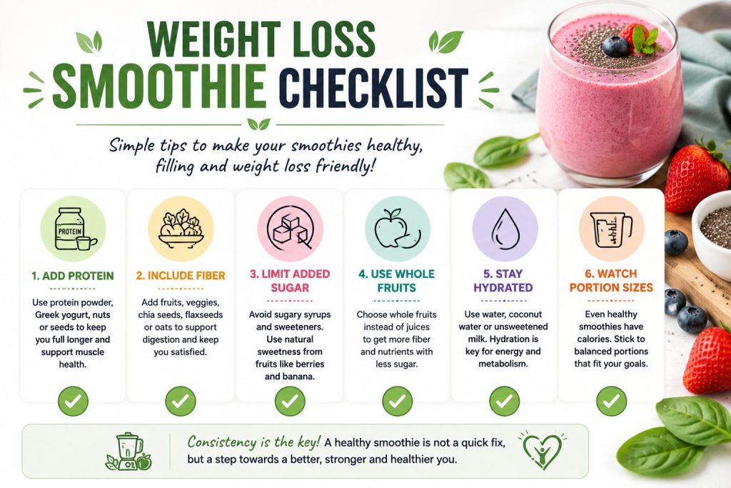 weight loss smoothie recipes