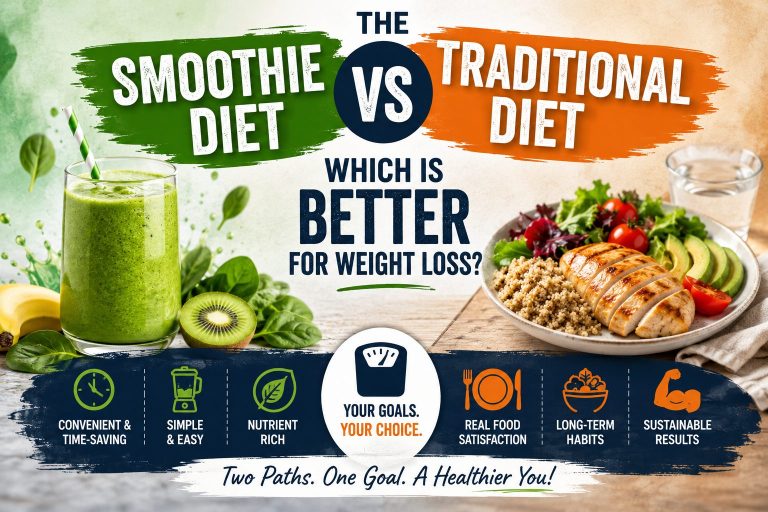 smoothie diet vs traditional diet